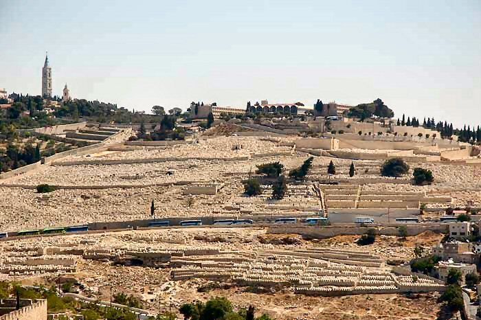 Jérusalem le mont des oliviers.
